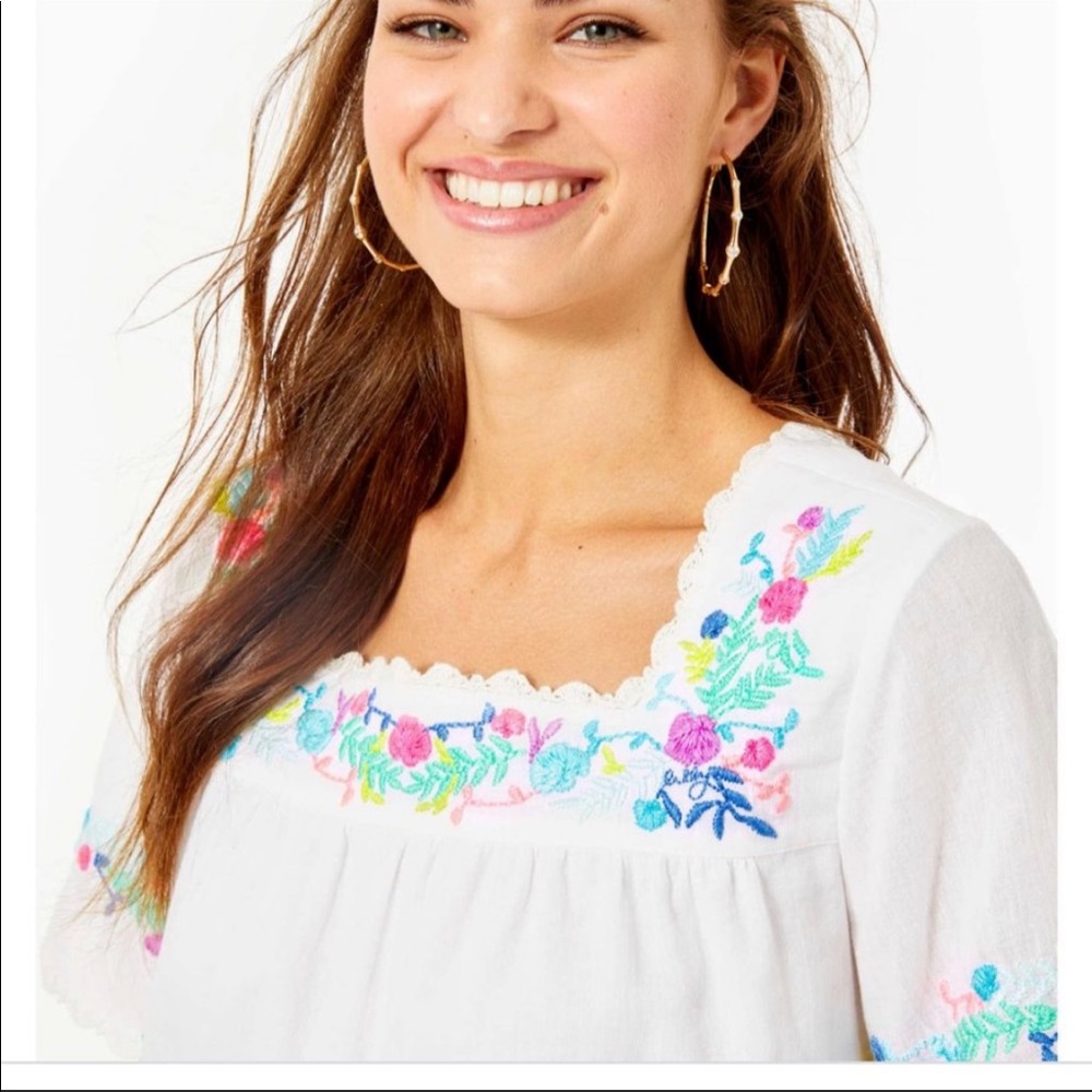 NWT- Lilly Pulitzer Tamryn Top - Resort White